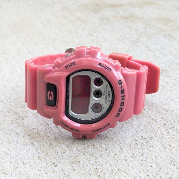CASIO G-SHOCK DW-6900CS-4JF Pink Digital Wristwatch Rubber